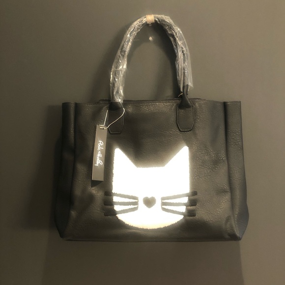 CAT LARGE TOTE BAG IN BLACK - Picture 4 of 7